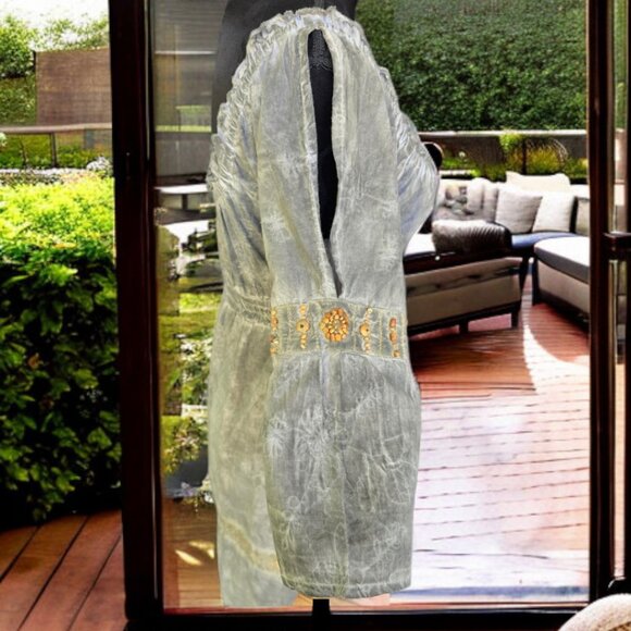 NWT SACRED THREADS (SM) Tie Dye Peasant Dress - Picture 7 of 10